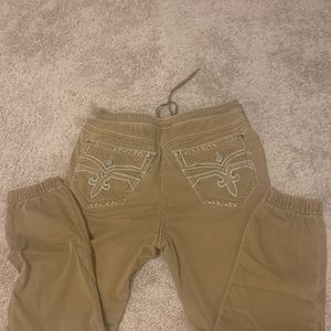 Men’s Size 33 Rock Revival Twill Jogger Pants